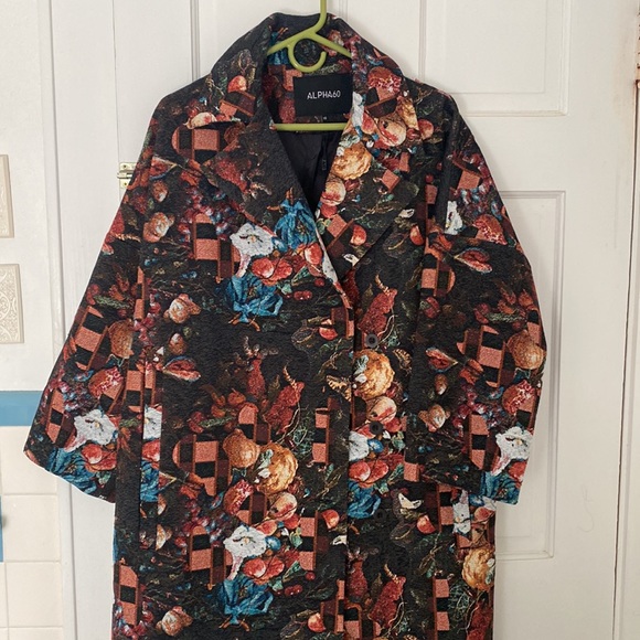 ALPHA60 Jacquard Mari Coat - Picture 4 of 7